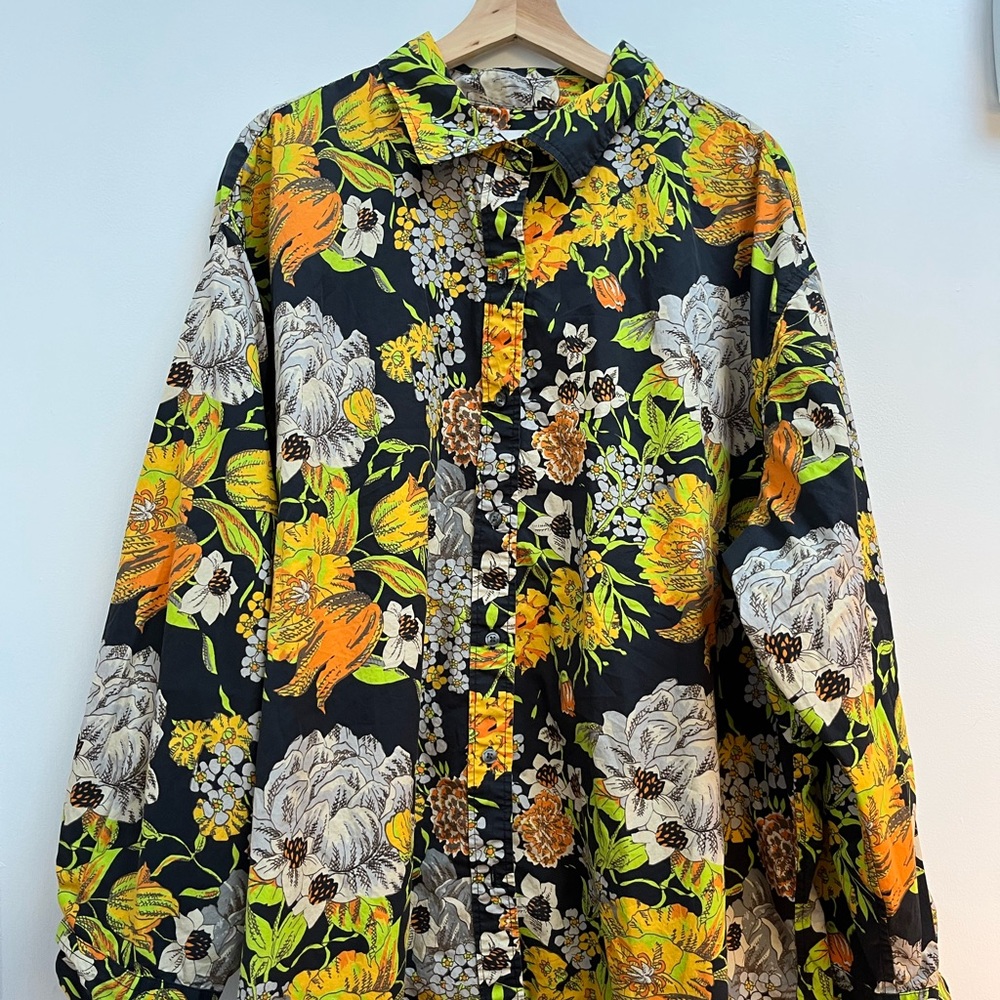 WRAY NYC Ralph shirt 4X Artichoke print